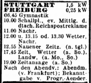 Zwischen Gymnastik, Reklame und Zeitansage: Nachrichten