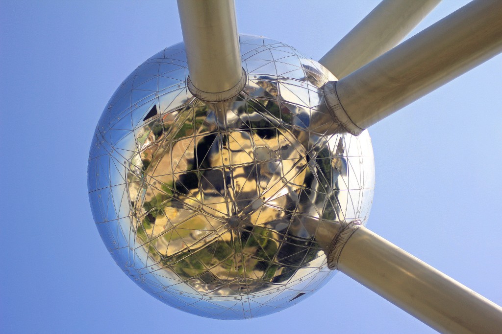 Belgien 2013. Brüssel, Atomium.